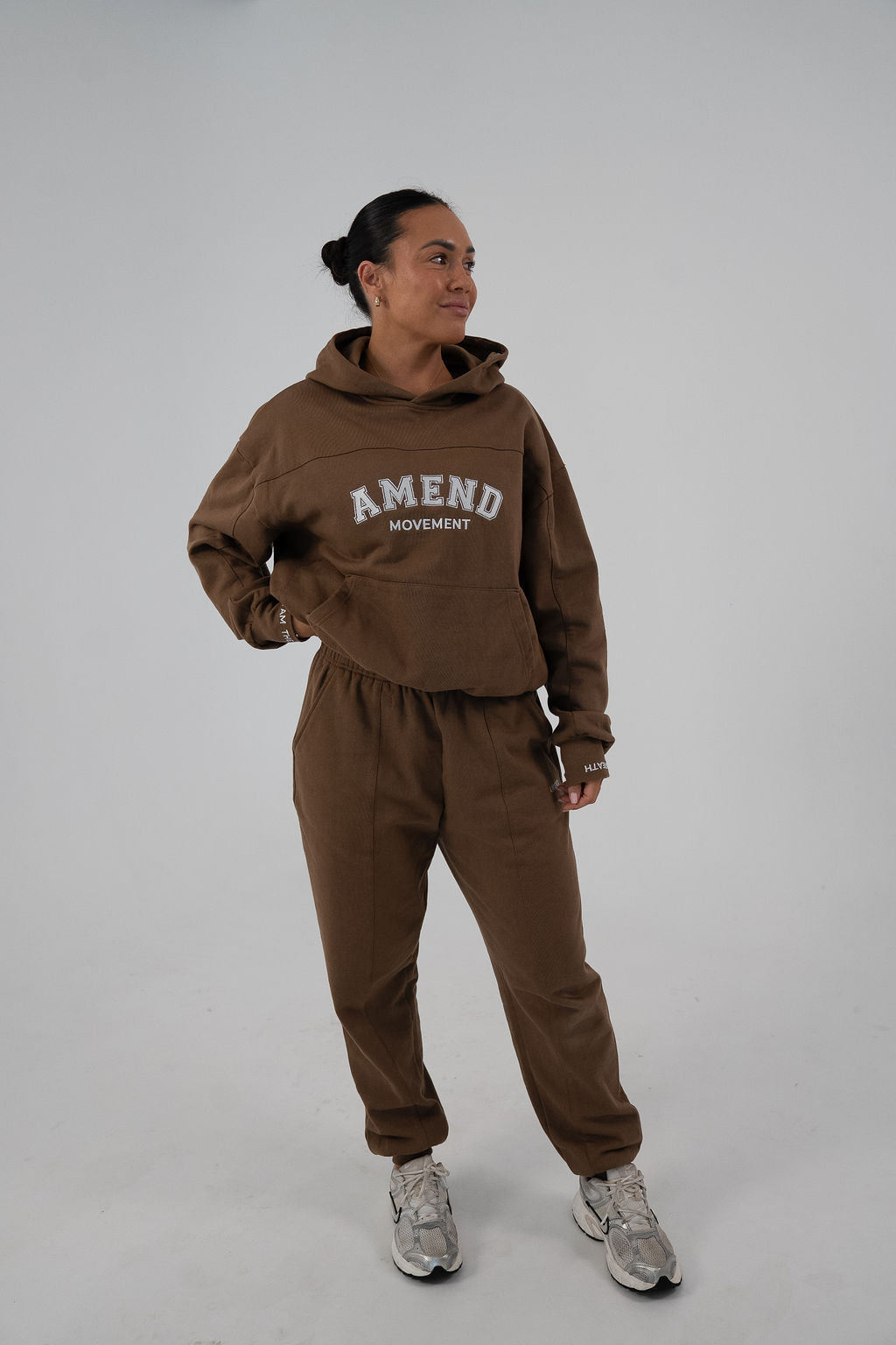 AMEND TRACKSUIT Premium Oversized Fit - Unisex [Brown]