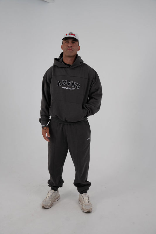AMEND TRACKSUIT Premium Oversized Fit - Unisex [Grey]